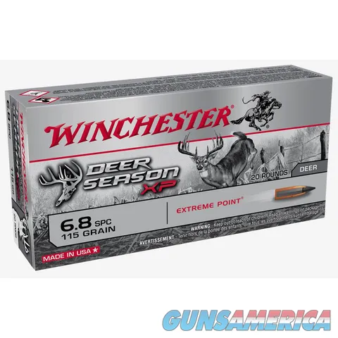 Winchester 6.8 SPC 115.Grain