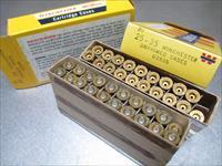  Winchester Brand 25-35  Brass cases 2 Boxes of 20 NOS 39 pcs.