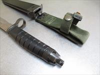 HK 91  G3  Swedish M/1965 Eickhorn Bayonet & Scabbard Stainless Steel Blade. No makers mark. Rare. Img-4