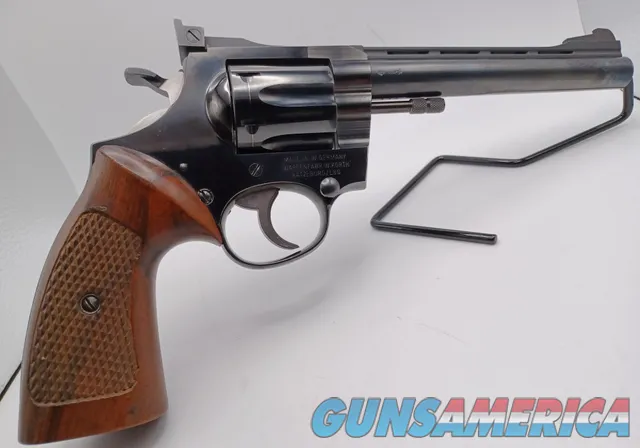 Original Willi KORTH (Ratzeburg) Model "SPORT" cal .22LR, 6" barrel Revolver