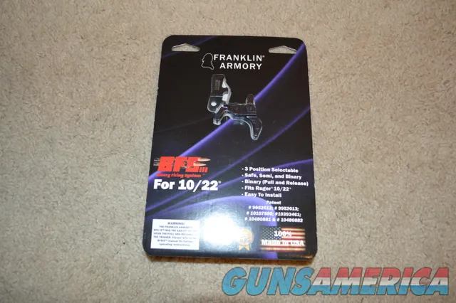 Franklin Armory BSFIII 22-C1 Ruger 1022 FREE SHIP