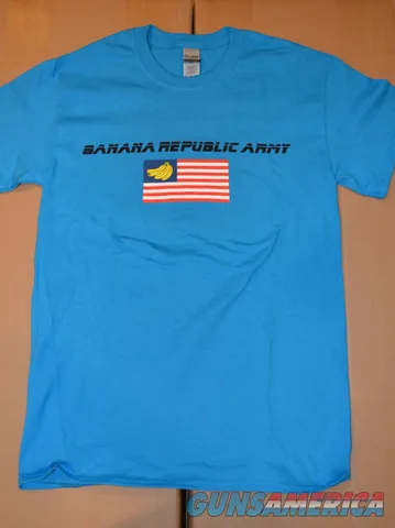 Banana Republic Army T-Shirt Sapphire Blue M Img-1