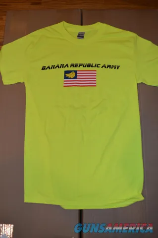 Banana Republic Army T-Shirt Safety Green S