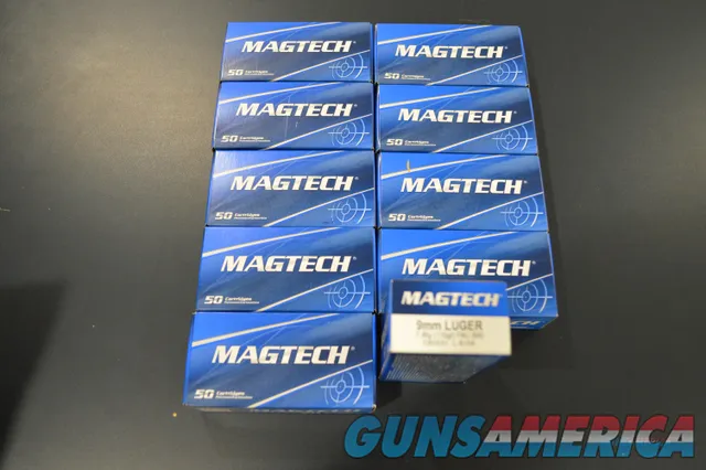9mm Ammo 115gr 500 Rounds