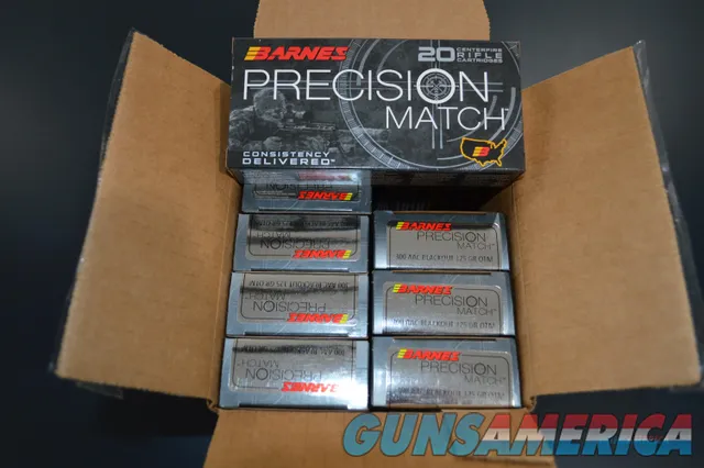 300 Blackout Ammo Barnes Precision Match Img-1