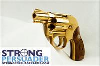 Never Fired Set  Gold Plated SW Airweight .38 Hammerless Img-5