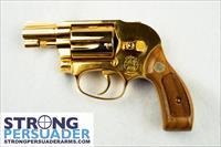 Never Fired Set  Gold Plated SW Airweight .38 Hammerless Img-6