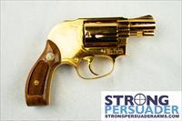 Never Fired Set  Gold Plated SW Airweight .38 Hammerless Img-7