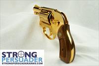 Never Fired Set  Gold Plated SW Airweight .38 Hammerless Img-9