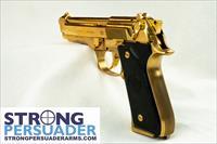 Beretta 92S and 92FS Gold Plated set with Shoulder Rig Img-9