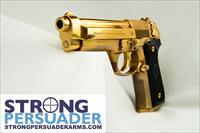 Beretta 92S and 92FS Gold Plated set with Shoulder Rig Img-10
