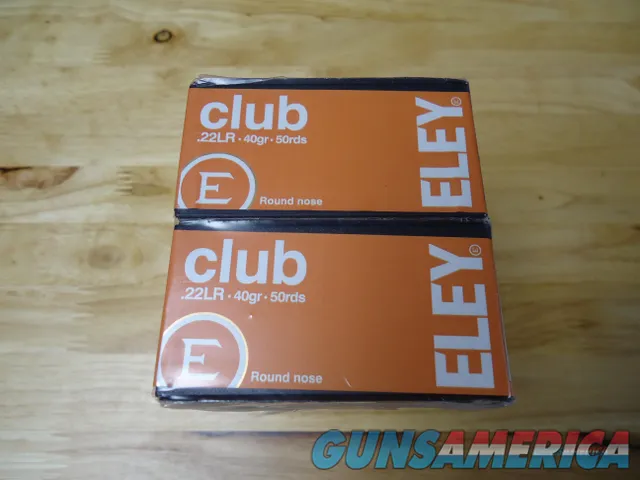 Eley Club 22LR ammo 500 Rounds / 1 Brick