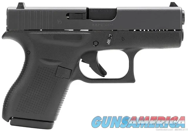 Glock G42 UI4250201 Gen3 Subcompact 380 ACP Caliber with 3.25" 6+1