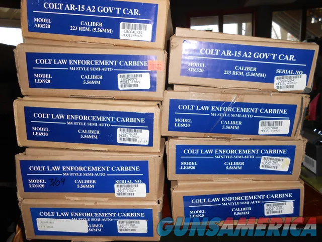 Colt AR- 15s Blue Label, 223 Cal. NOS, "RESTRICTED" , Complete