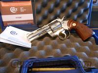 Colt Python 4 Nickel W/ Case,Papers Img-1