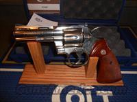 Colt Python 4 Nickel W/ Case,Papers Img-7