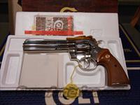 Unfired Colt Python 6 Bright Nickel Perfect Img-1