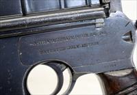 scarce ASTRA Model 900 BROOMHANDLE semi-automatic pistol  7.63mm  Original Condition Img-5