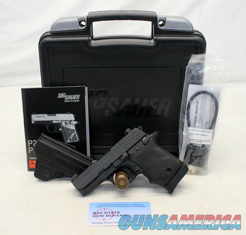 SIG SAUER P938 semi-automatic pistol 9mm Box Holster