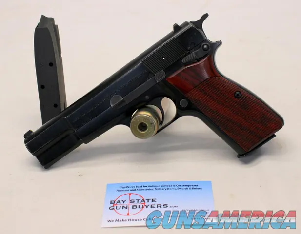 1993 Browning HI POWER semi-automatic pistol 2 13rd Mags Img-1