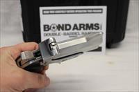 Bond Arms MASS DEFENDER Derringer  .45LC / .410GA  LIKE NEW IN BOX  Mass Compliant Pistol Img-5