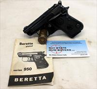 Beretta Model 950 BS JETFIRE semi-automatic tip-out pistol  .25ACP  Original Manual  CONCEAL CARRY OPTION Img-1