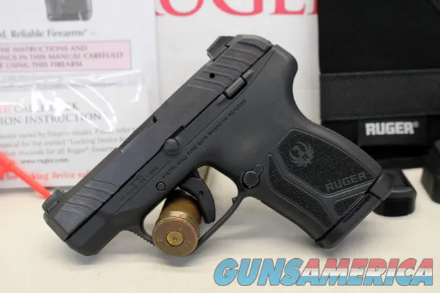 Ruger LCP MAX semi-automatic pistol .380ACP Box Manual (2) Pouches