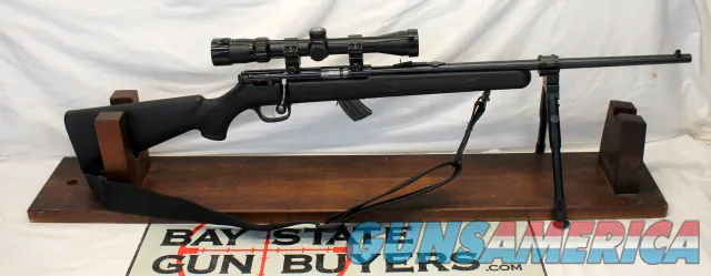 Savage MKII Bolt Action Target Rifle .22LR SIMMONS SCOPE Bipod