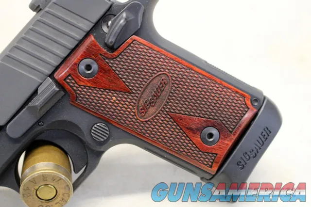 Sig Sauer P238 Nitron Rosewood Grips 380 ACP Box Manual