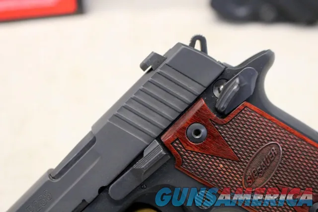 Sig Sauer P238 Nitron Rosewood Grips 380 ACP Box Manual