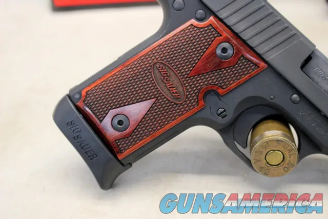 Sig Sauer P238 Nitron Rosewood Grips 380 ACP Box Manual