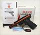 Ruger MKIV LITE 22/45 semi-automatic pistol ~ .22LR ~ Orange Slide BOX & MANUAL