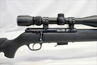 Savage MODEL 93R17 bolt action rifle  .17HMR Caliber  Tasco Scope  Synthetic Stock Img-13