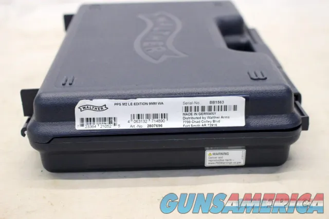 Walther PPS M2 LE semi-automatic pistol ~ 9mm ~ Box, Manual (3) Magazines