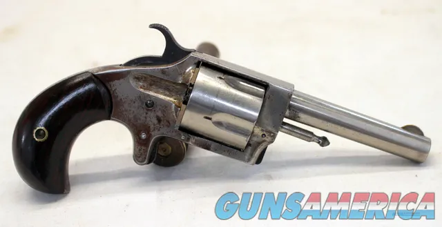 Hopkins & Allen DICTATOR NO. 2 Spur Trigger Revolver  .32 S&W Caliber  Wood Grips  FULLY FUNCTIONING Img-4