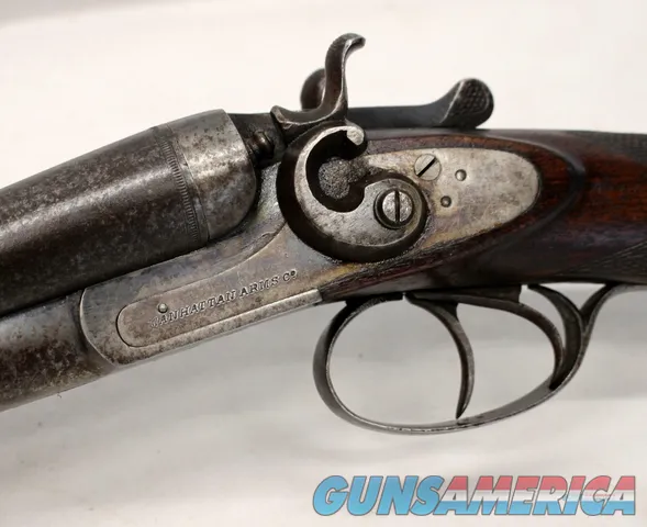 Manhattan Arms SxS Shotgun ~ 12Ga ~ 28" Damascus Barrels ~ FUNCTIONING EXAMPLE