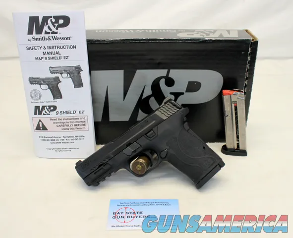 Smith & Wesson M&P 9 Shield EZ 2.0 semi-auto pistol BOX & MANUAL