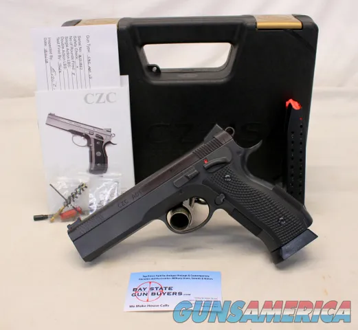 CZ Model A01-LD Custom Semi-automatic Pistol 9mm Box Manual UNFIRED
