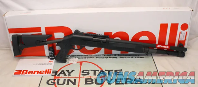 BENELLI M4 1014 Tactical Pump Shotgun UNFIRED IN BOX Mint AS NEW Img-1