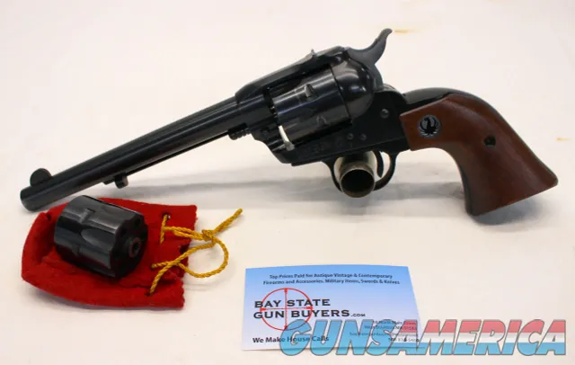 1970 Ruger SINGLE SIX Convertible Revolver .22LR / .22 WMR Blued 6.5"