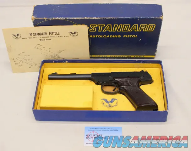 Hi-Standard MODEL 101 DURA-MATIC semi-automatic pistol .22LR BOX Manual