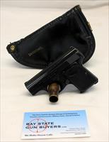 1968 FN Browning BABY BROWNING semi-automatic pistol ~ .25 ACP ~ Browning Zipper Pouch