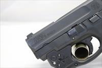 Smith & Wesson M&P 9 SHIELD semi-automatic pistol ~ 9mm ~ VIRIDIAN GREEN LASER ~ (5) Magazines 