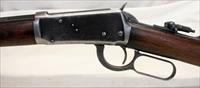 Pre-64 Winchester Model 94 HALF OCTAGON HALF ROUND Lever Action Rifle  .30 WCF  1901 Mfg. Img-4
