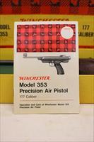 WINCHESTER Model 353 Air Pistol  4.5mm .177cal  Original Box & Manual Img-17