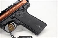 Ruger MKIV LITE 22/45 semi-automatic pistol ~ .22LR ~ Orange Slide BOX & MANUAL