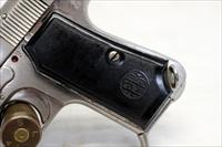 Beretta MODEL 1934 semi-automatic pistol  .380 ACP 9mm Corto  NICKEL EXAMPLE  1939-XVII  C&R ELIGIBLE  Img-3