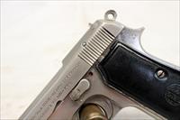 Beretta MODEL 1934 semi-automatic pistol  .380 ACP 9mm Corto  NICKEL EXAMPLE  1939-XVII  C&R ELIGIBLE  Img-4