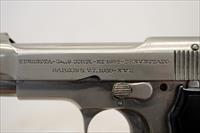 Beretta MODEL 1934 semi-automatic pistol  .380 ACP 9mm Corto  NICKEL EXAMPLE  1939-XVII  C&R ELIGIBLE  Img-7
