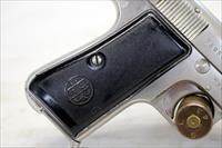 Beretta MODEL 1934 semi-automatic pistol  .380 ACP 9mm Corto  NICKEL EXAMPLE  1939-XVII  C&R ELIGIBLE  Img-11